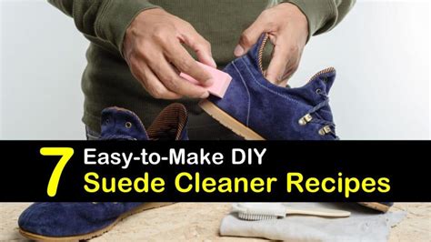 how to naturally clean suede.